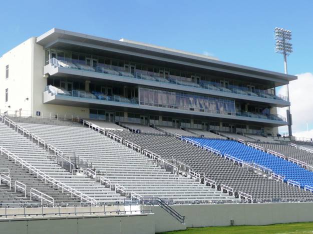 West Side Stands with Press Box, Club Level, Suites