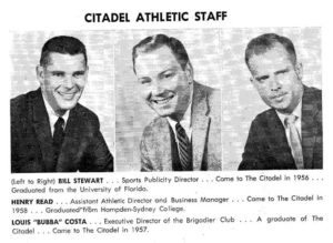 1960 Athletic Staff