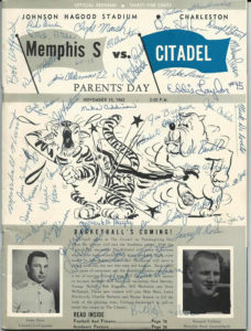 1962 vs Memphis State Program