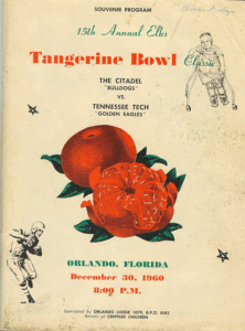 Tangerine Bowl Program Cover